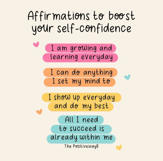 Affirmations to boost your self-confidence